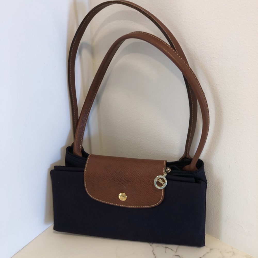 Longchamp Black Canvas Tote - Picture 3 of 7